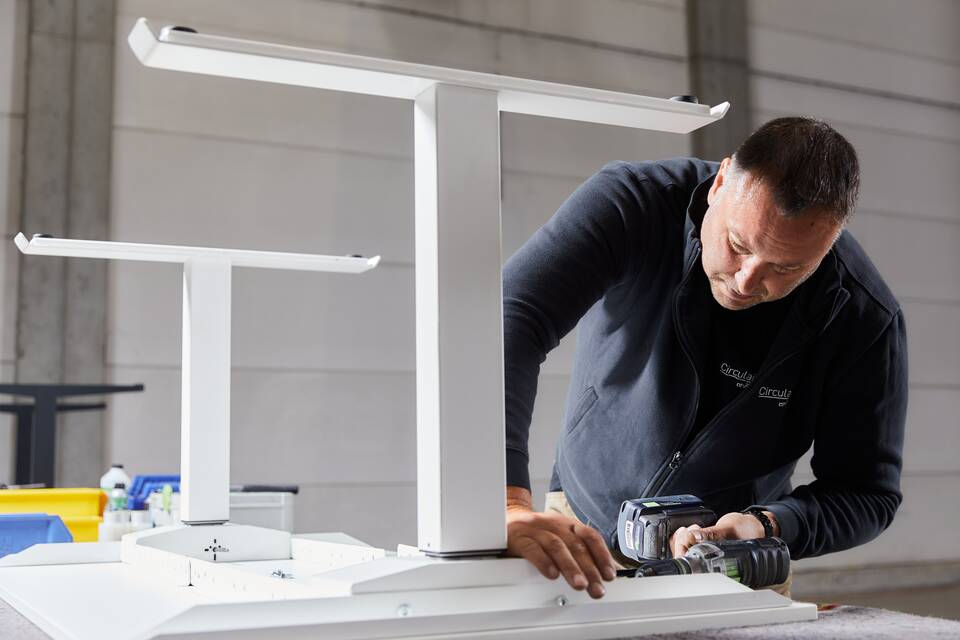 Ahrend interior view of the Circular Hub in Veghel DZK7724