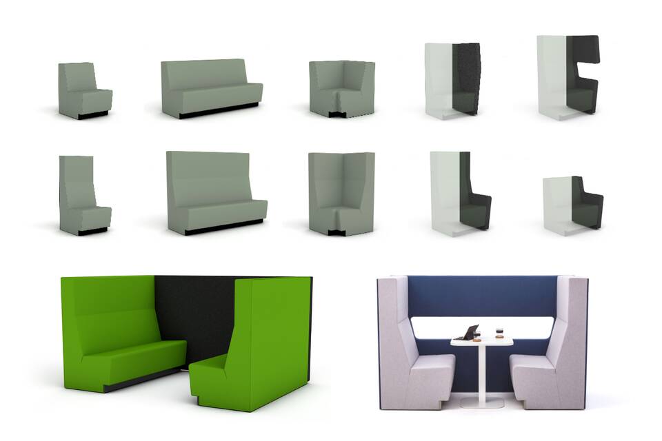 Gispen MultiLounge Collection front view