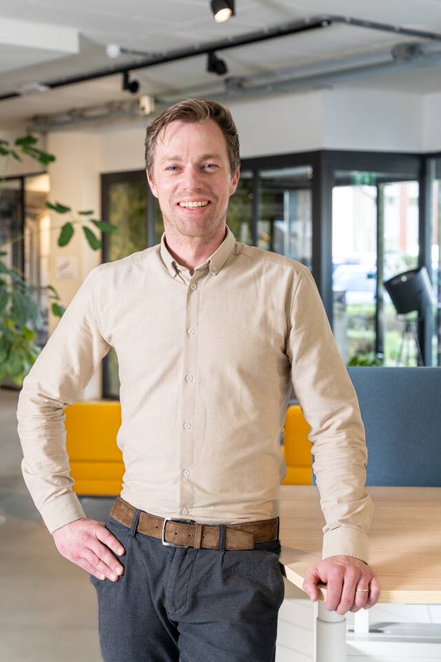 Colour portrait of Egbert Bos BL7347