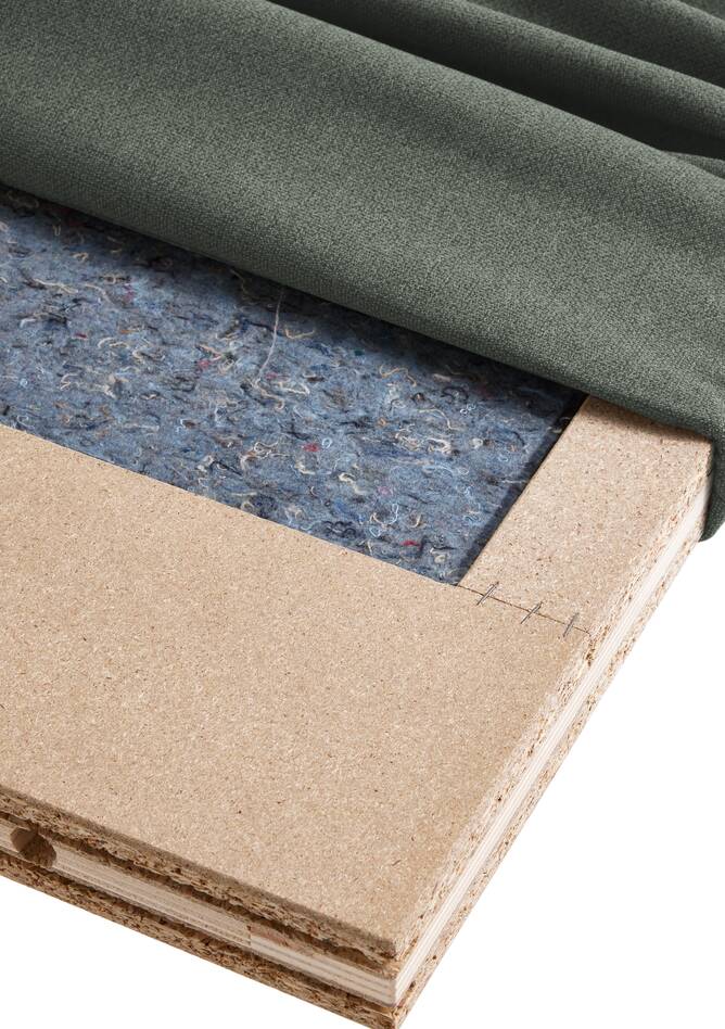 Gispen S50 table screen disasembled interior with recycled acoustic material with removable fabric cover bottom right detail view