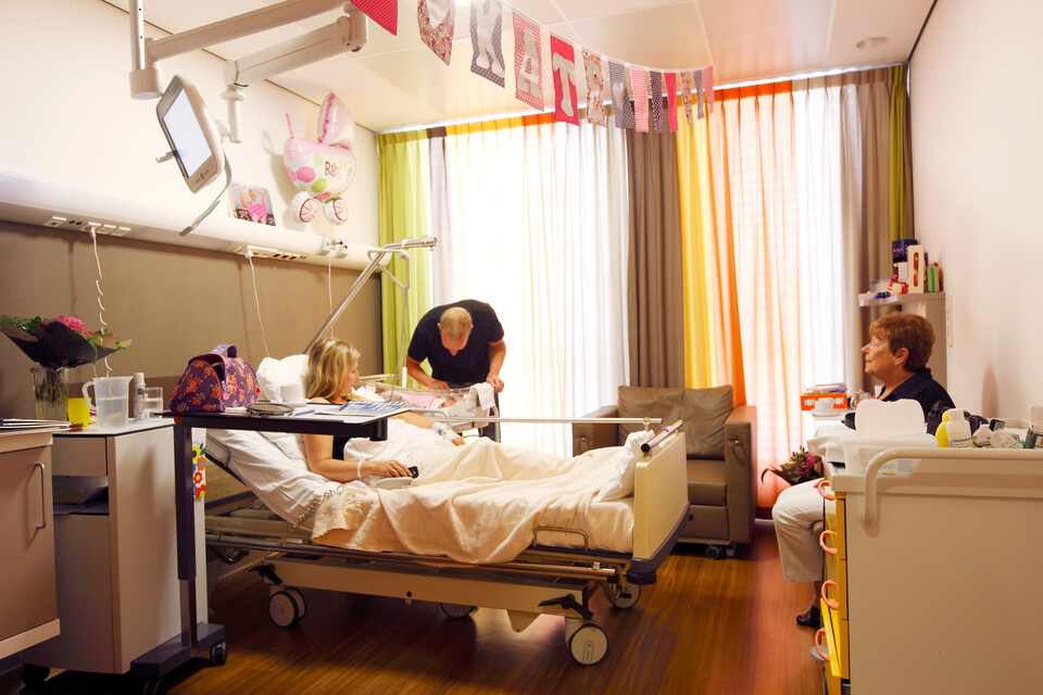 Gispen healthcare project Jeroen Bosch Ziekenhuis in 's Hertogenbosch 43W5234