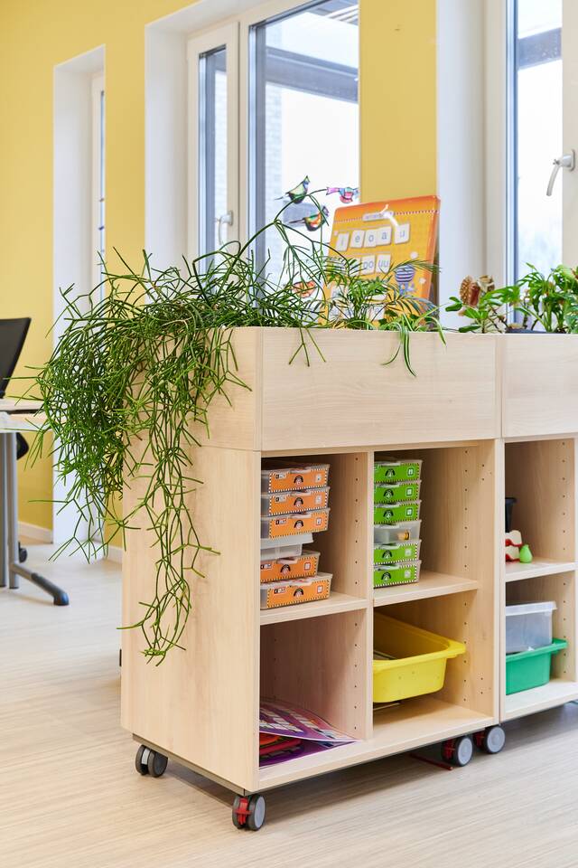 Presikhaaf Schoolmeubelen onderwijs project binnenaanzicht van OBS de Meent in Schildwolde 010