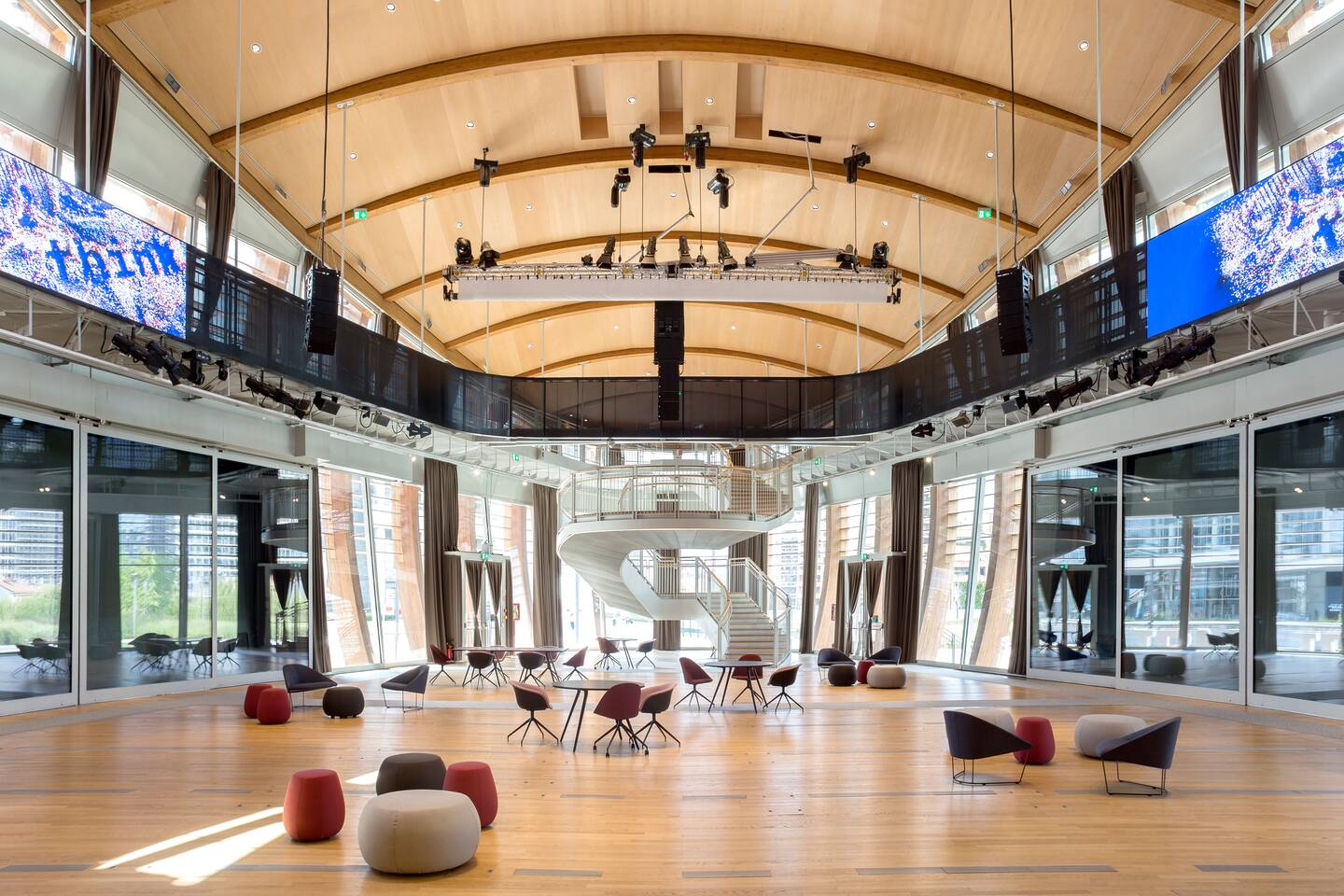 Take a look behind the scenes of project IBM Studios in Milan by Ahrend